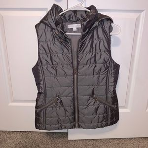 Gray/ silver vest from New York & Company